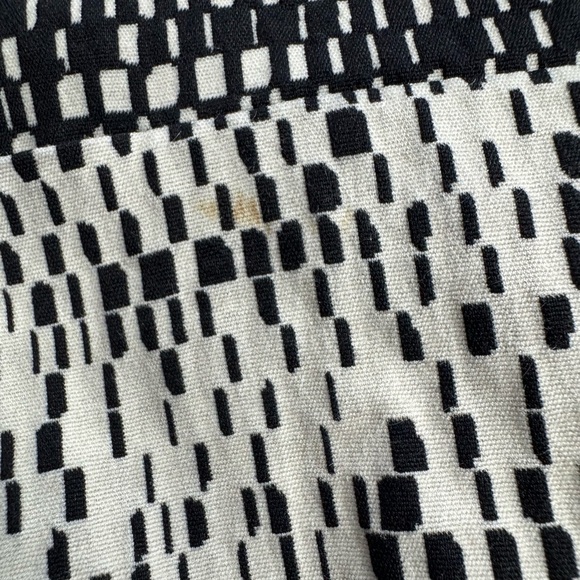 Gerard Darel Women’s Size 42 US 10 Black White Geometric Midi Dress **READ** - Picture 8 of 8